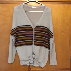 Boutique multicolored lightweight sweater